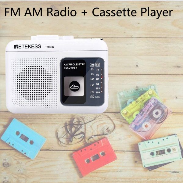 Retekess TR606 Tragbare Kassettenspieler und Tape Recorder Walkman – Bild 7